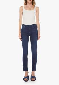 Mother: The Mid Rise Rambler Zip Ankle - Chip On My Shoulder
