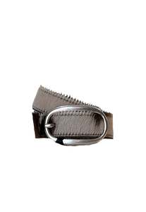 Belts: Cowhide Belt -  Brown