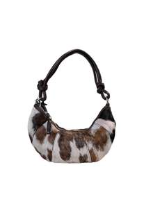 Bags: Sole Pony Shoulder Bag - Brown