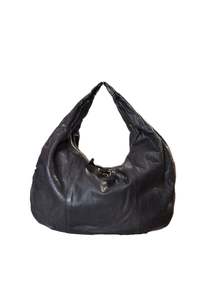 Bags: Virginia Medium Shoulder Bag - Black