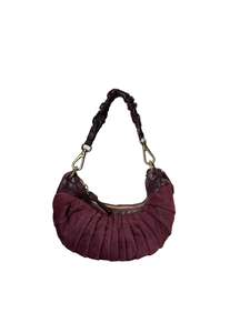 Luna Extra Small Shoulder Bag - Bordeaux/Wine
