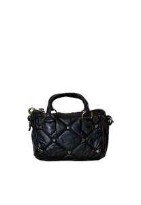 Ricciarda Small Bowling Bag - Black