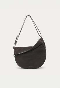 Leopard Hobo - Asphalt Suede