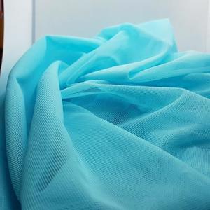 Arabian Blue Sheer Stretch Mesh