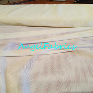 Ivory Sheer Stretch Mesh