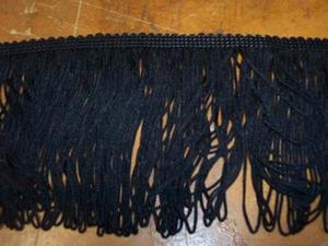 Black 15cm Fringe