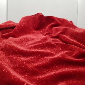 Glitter/Patterned: Ruby Glitter Velvet