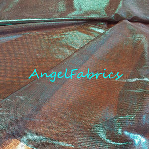 Black/Turquoise Foil Mesh