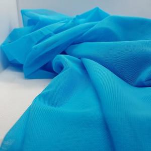 Turquoise Sheer Stretch Mesh