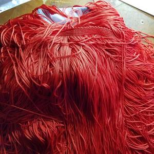 Red 30cm Fringe