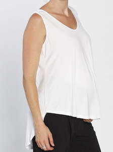 Maternity Petite Size: Maternity Sleeveless Swing Top