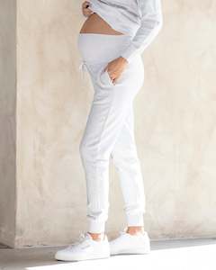 Sold Out: Ultimate Comfort Maternity Sweatpants in Snow Marle