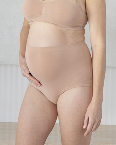 Bamboo Maternity Brief In Nude