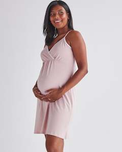 Sold Out: Nightie + Baby Pouch in soft pink