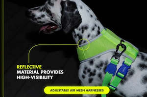 Zee Dog Air Mesh Harness - Reflective - Nos Sidus - Medium