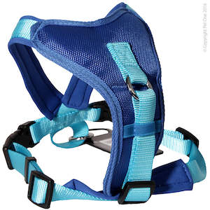 Pet One Harness - Comfy 64 - 78cm Padded 25mm Blue