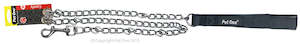 Pet One Dog Leash Chain Padded Black 3.5mm 120cm