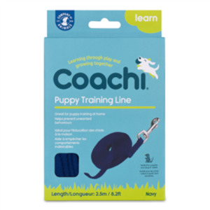Dog And Puppy Leads: Coachi Puppy Training Line Navy 2.5m