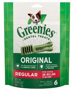 Greenies Org Regular Dental Chew 170g 6pc