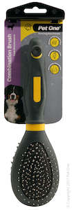 Dog And Puppy Grooming: Combination Bristle & Metal Pin Brush Large