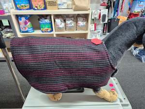 Recycled Wool Blanket Dog Coat 41cm #83