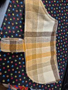 Recycled Wool Blanket Dog Coat 40cm #82