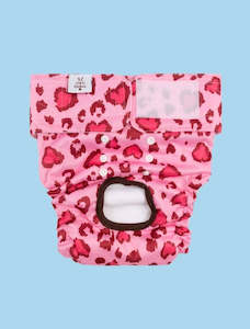 Animal Print Reusable Pet Nappy, size S