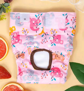 Dog And Puppy Clean Up: Koala Print Pet Nappy, size XS