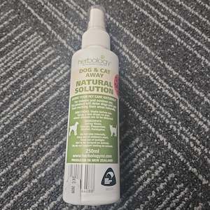 Dog And Puppy Clean Up: Herbology Dog & Cat Away Natural Solution 250ml