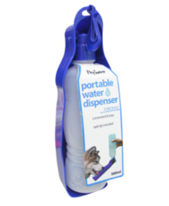 Dog And Puppy Bowls: Petware Water Dispenser Dog 500ml Blue