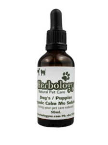 Dog And Puppy Other Items: Herbology Calm Me Solution For Dogs & Puppies 50ml