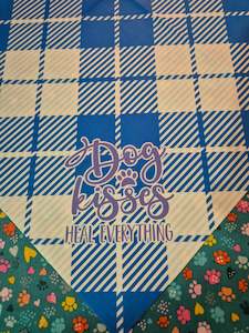 Dog And Puppy Bandanas: Tie on Dog Bandana - assorted sayings