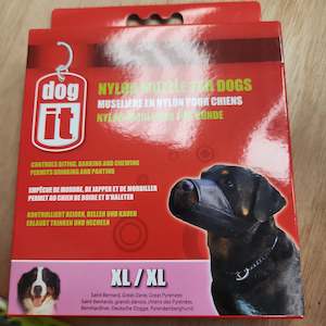 Dogit Nylon Muzzle Black XL 21.5cm