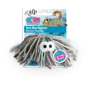Cat And Kitten Toys: AFP Knotty Habit Cat Yarn Mop Monster