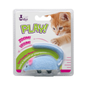 Cat And Kitten Toys: Cat Love Play Speedy Mouse Blue