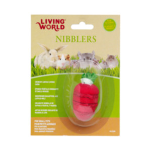 Lw nibblers wood chew loofah and strawberry