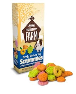 Rabbit And Guinea Pig Treats: TINY FRIENDS FARM - GUINEA PIG SCRUMMIES 120G