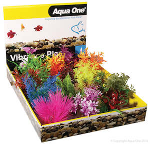 Aqua One Plastic Plant - Vibrance Assorted Plant Mix Small