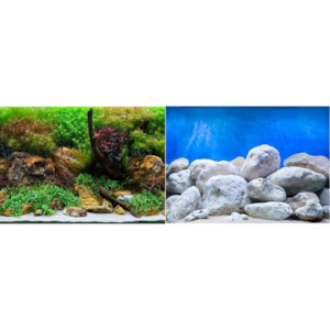 IN STORE ONLY - Aqua Garden/Bright Stone 45cm tank backing 1m