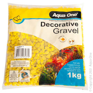 Gravel Fluro Yellow 1 kg (7mm)