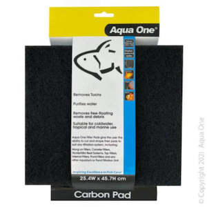 Fish Tank And Pond Cleaning: Aqua One Carbo Pad - Self Cut Filter Pad