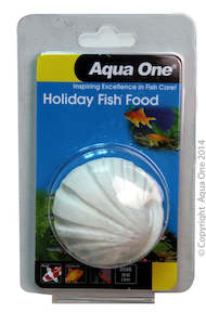 Fish Food: Aqua One - Holiday Fish Food Block 40g