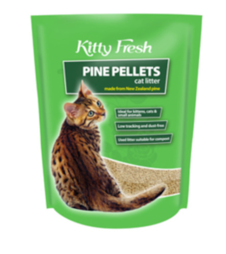 Cat: Kitty Fresh Pine Pellets Litter 10kg