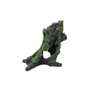 Aquatic Decorations: Tree stump with moss