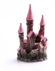 Ruined Underwater Castle Small  (pink)