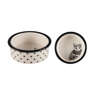 Cats: Cat Dish - Zentangle