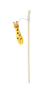 Cat Toys: Trouble & Trix Recyclies Catnip Giraffe Wand