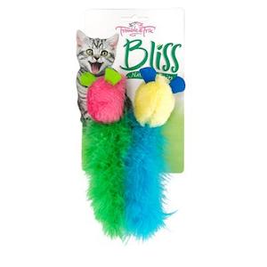 Cat Toys: Bliss Tweet Mice 2pk