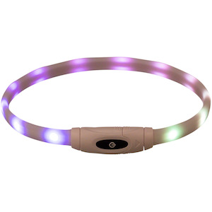 Dog Tethering: LED Light Band 65cm - Multicolour