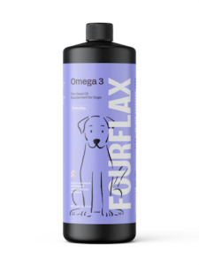 Dog Health Wellbeing: Fourflax Canine Flax Seed Oil